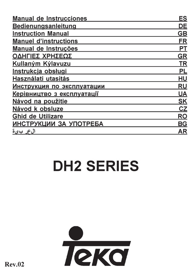 Teka DH2 SERIES instruction manual Teka DH2 SERIES instruction manual