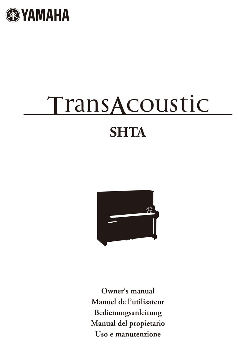 Yamaha TRANSCOUSTIC SHTA owner's manual