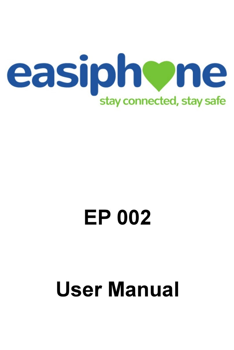 Easiphone EP 002 user manual