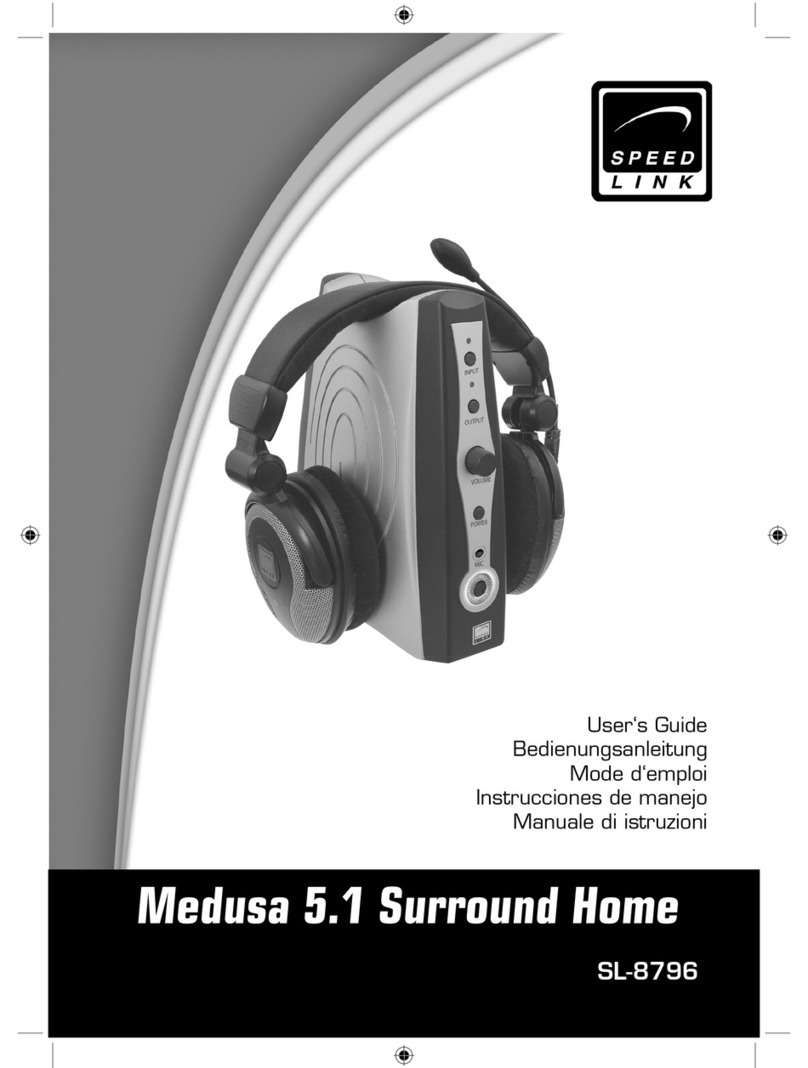 Speed Link MEDUSA SL-8796 User manual