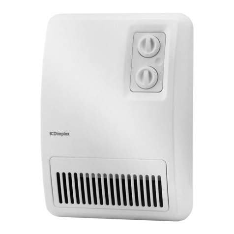 Dimplex EF12 series Installation and operating instructions