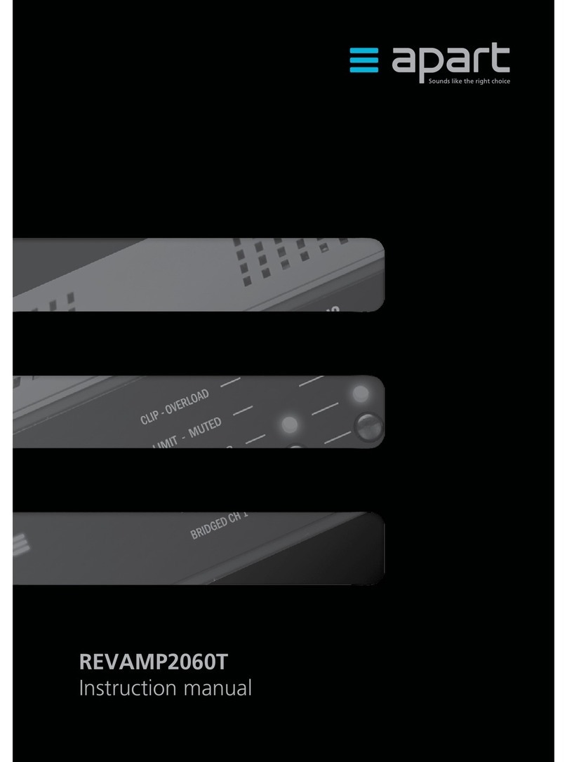 APART REVAMP2060T User manual