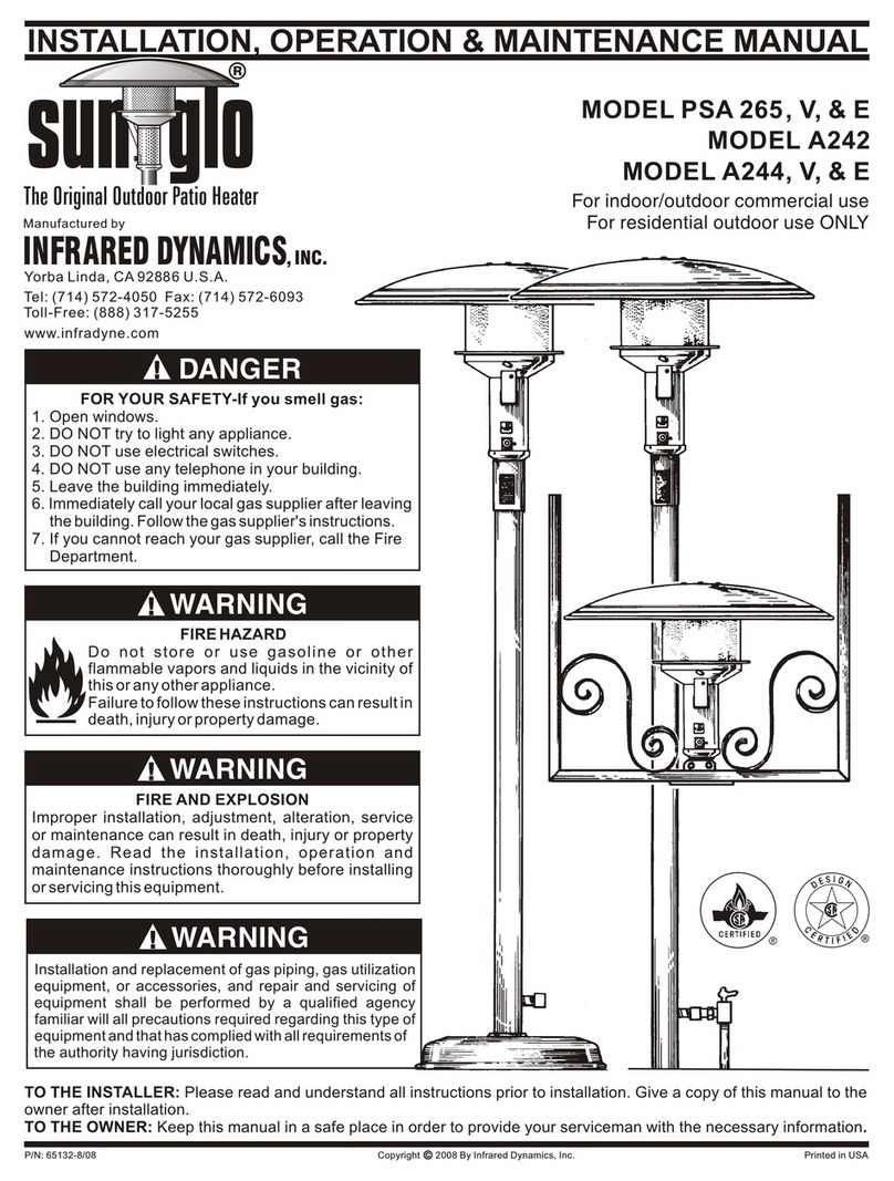 SunGlo PSA 265 Instruction manual SunGlo PSA 265 Instruction manual