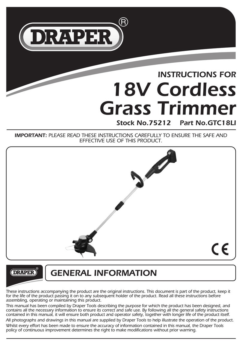 Draper GTC18LI instruction manual