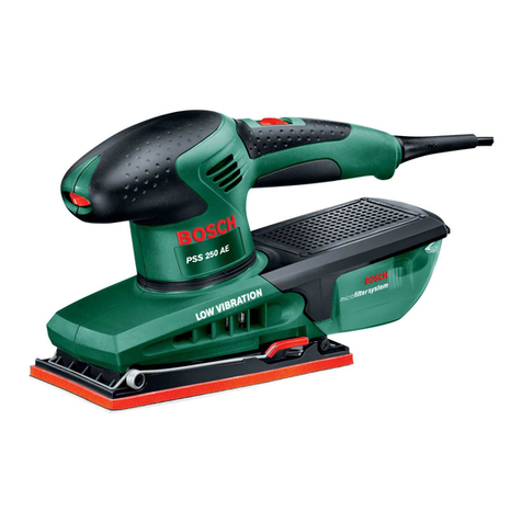 Bosch PSS 250 AE User manual