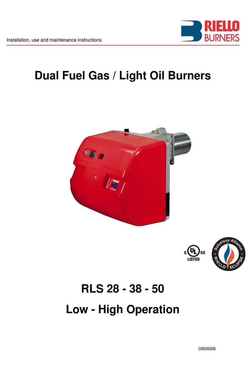 Riello RLS 28 Installation, use and maintenance