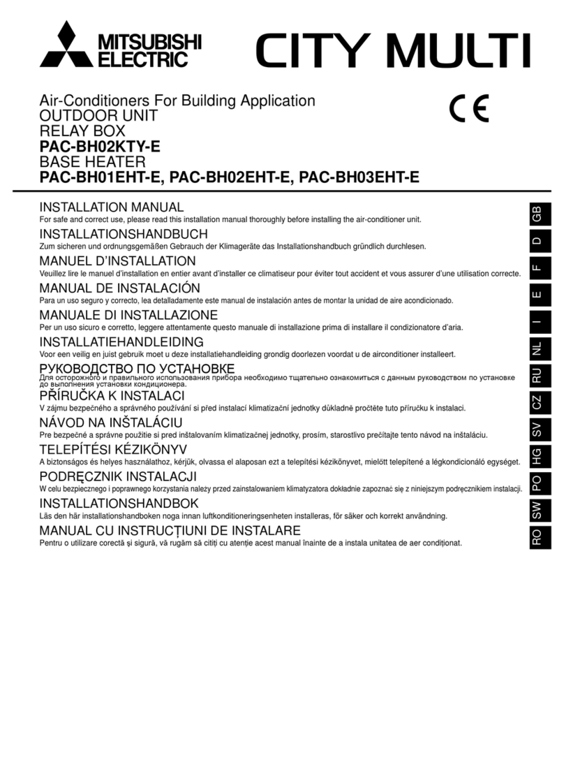 Mitsubishi Electric PAC-BH02KTY-E User manual