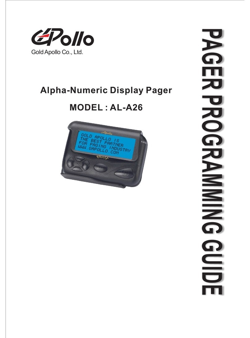 Gold Apollo AL-A26 Operating instructions Gold Apollo AL-A26 Operating instructions