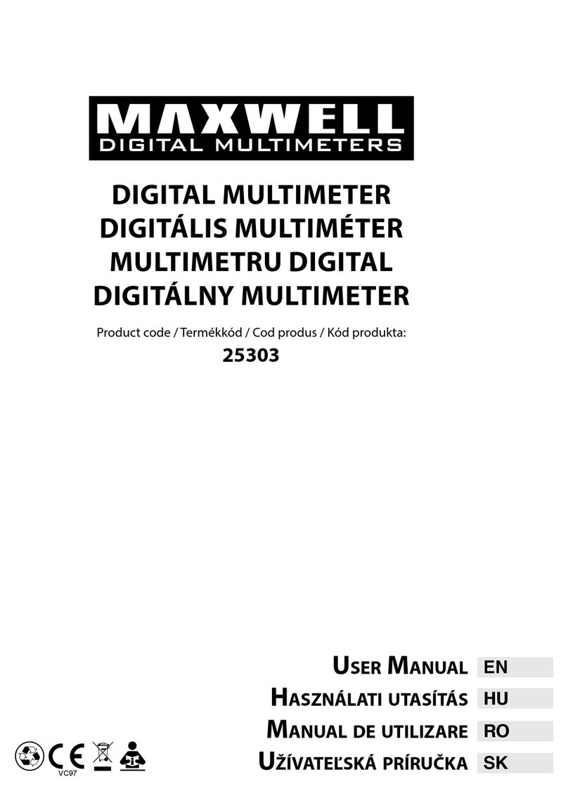 Maxwell 25303 User manual