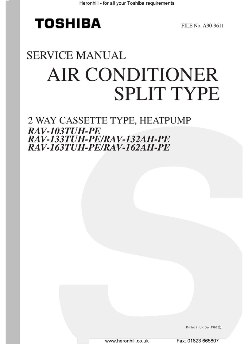Toshiba RAV-103TUH-PE Service manual