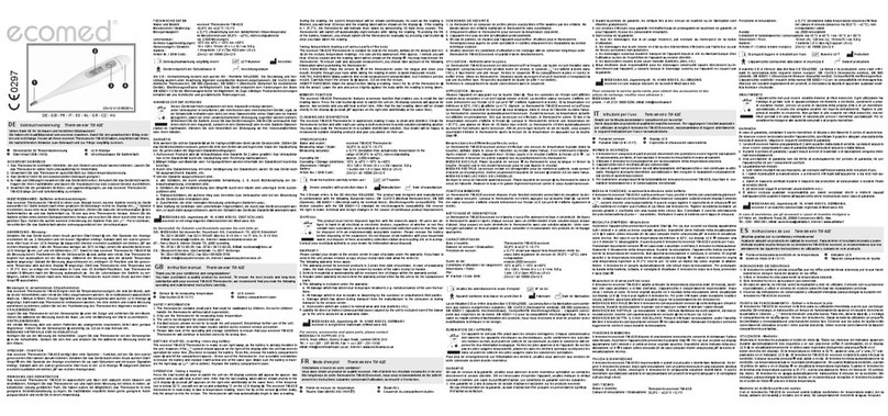 Ecomed TM-62E User manual