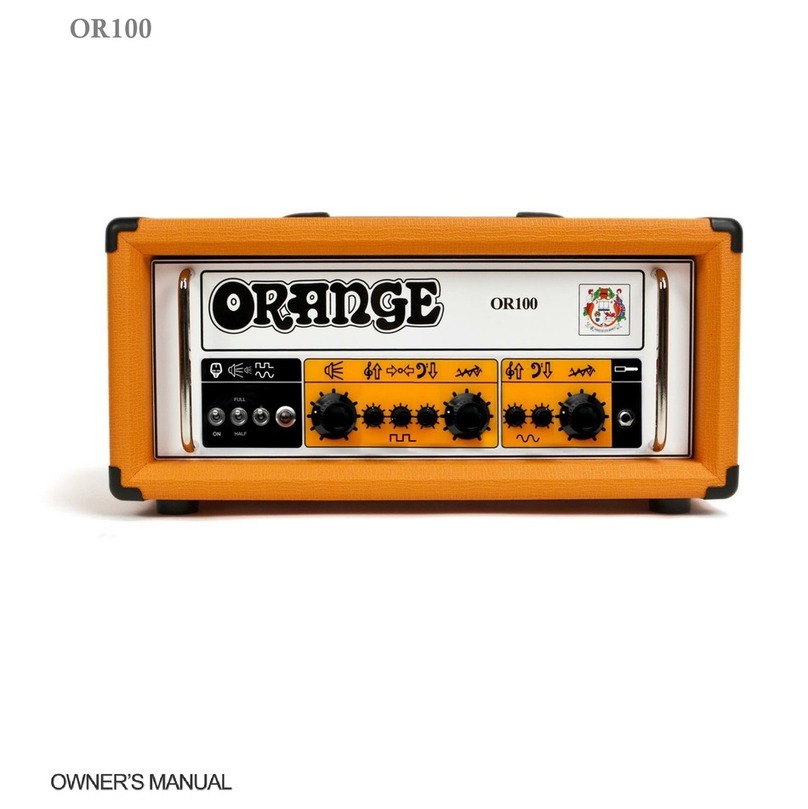 ORANGE OR100 owner's manual