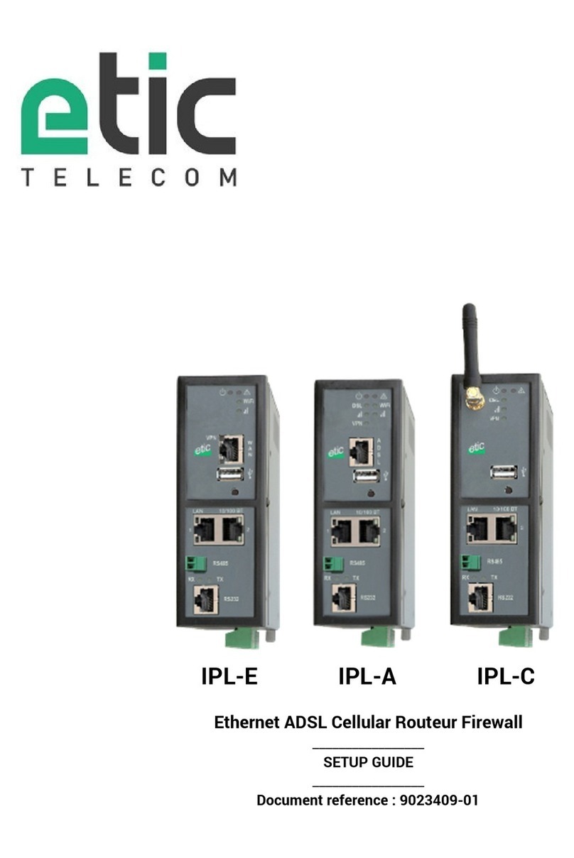 ETIC IPL-E Setup guide