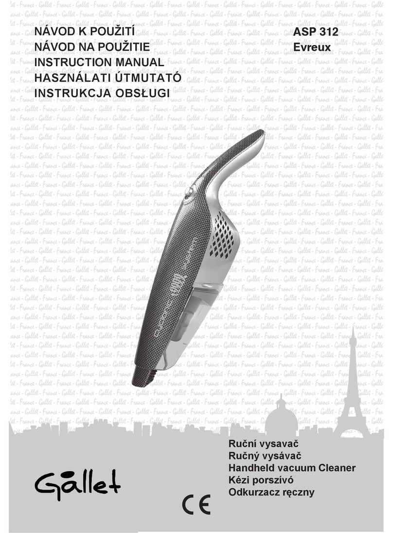 Gallet ASP 312 Evreux instruction manual