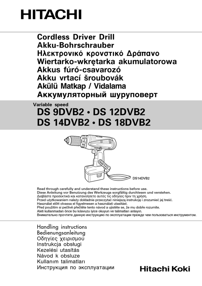 Hitachi DS 9DVB2 User manual