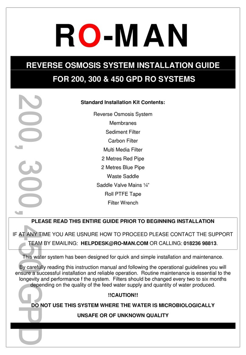 Ro-Man 200 GPD installation guide