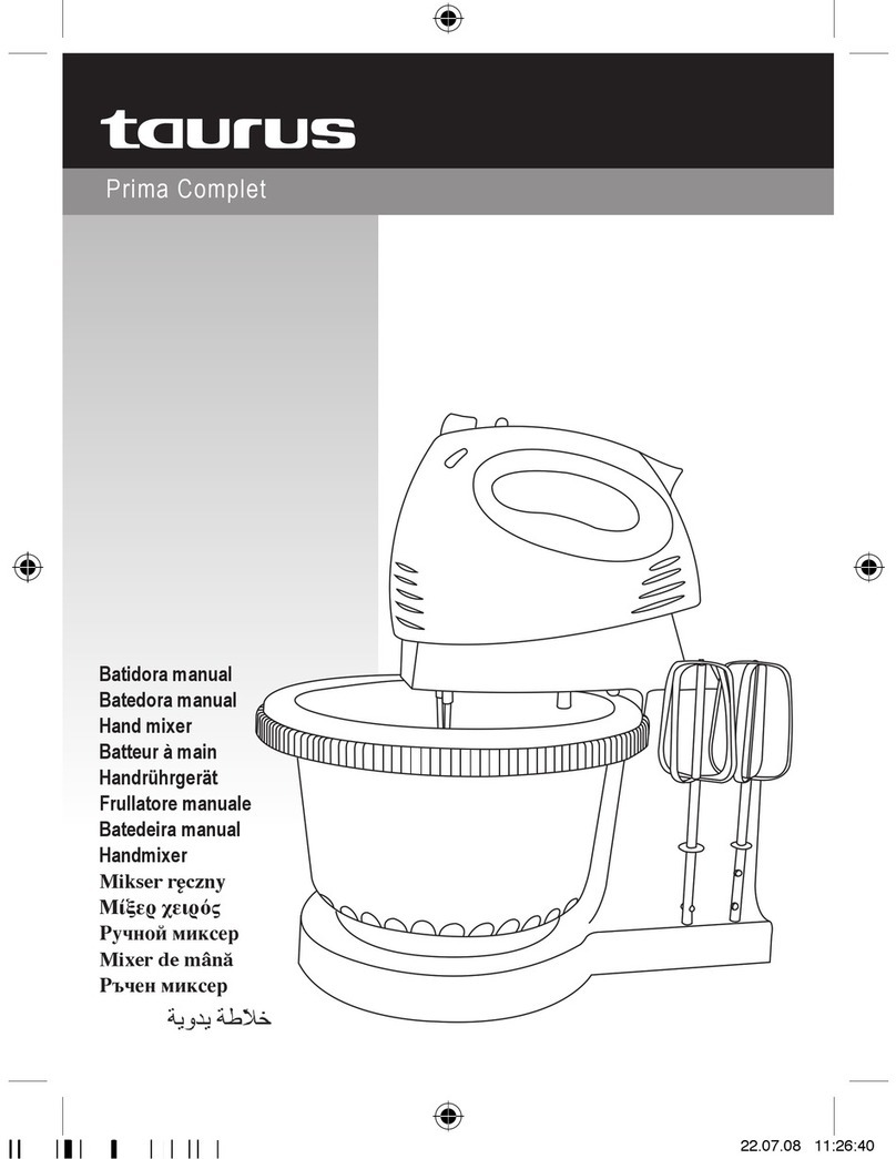 Taurus PRIMA COMPLET User manual