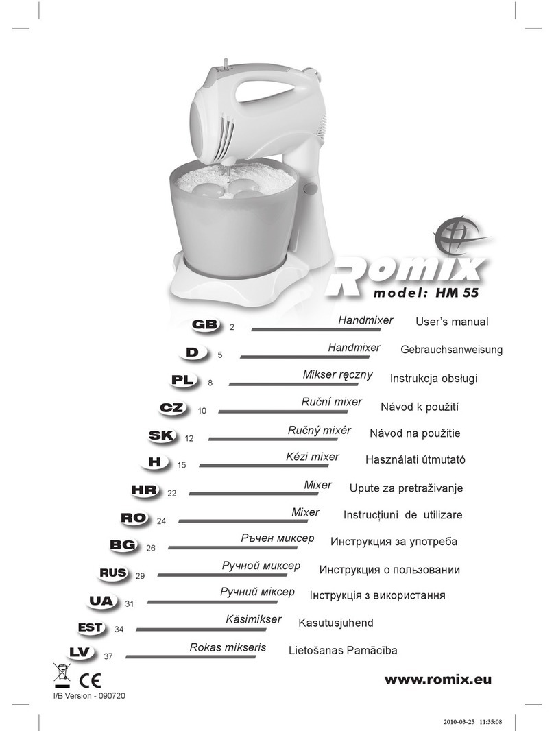 ROMIX HM 55 user manual
