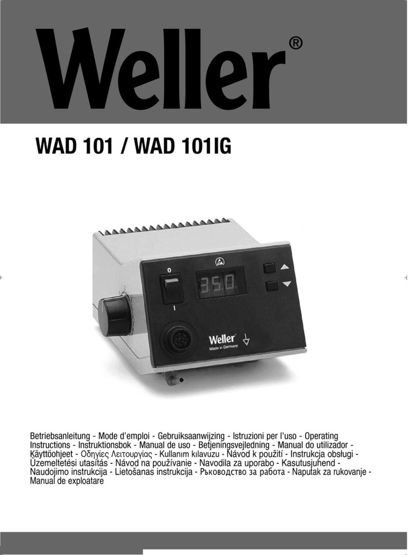 Weller WAD 101 operating instructions