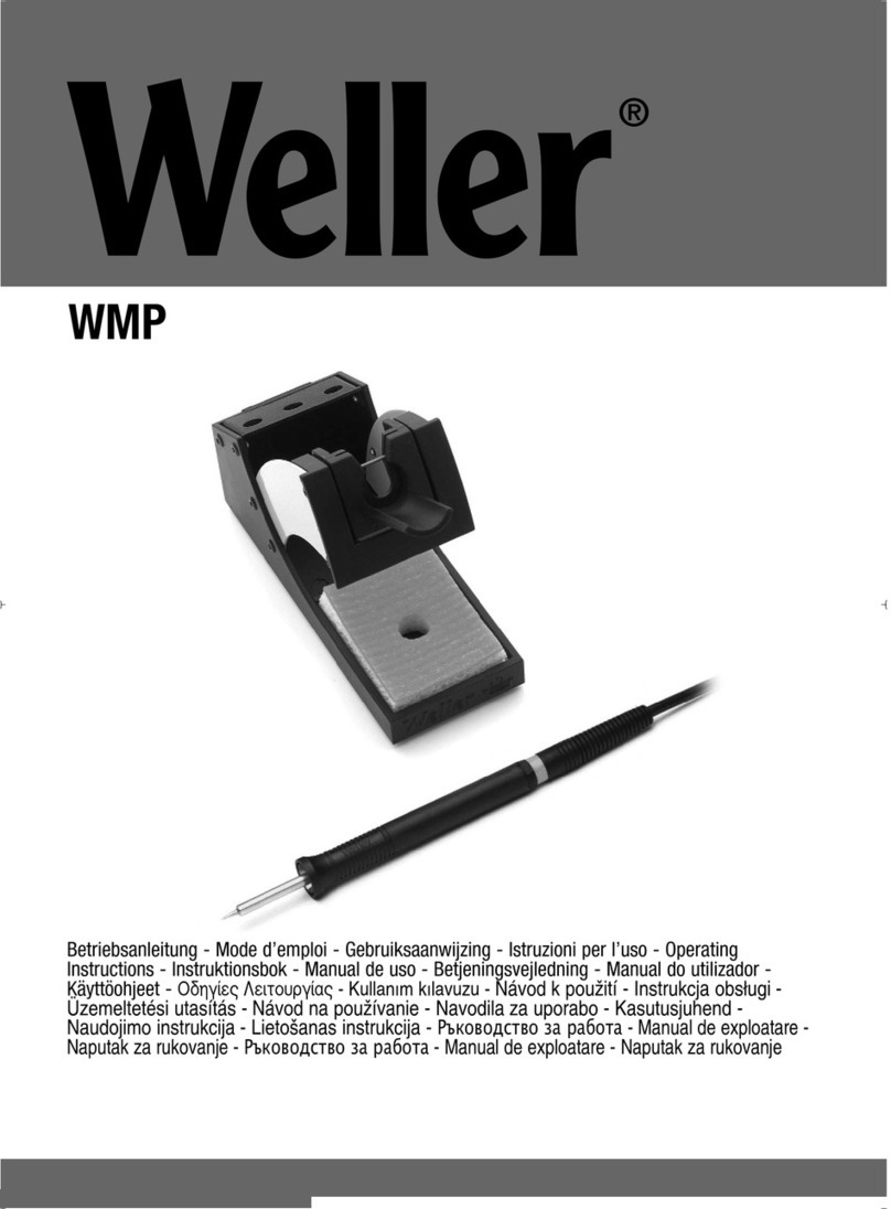 Weller WMP operating instructions