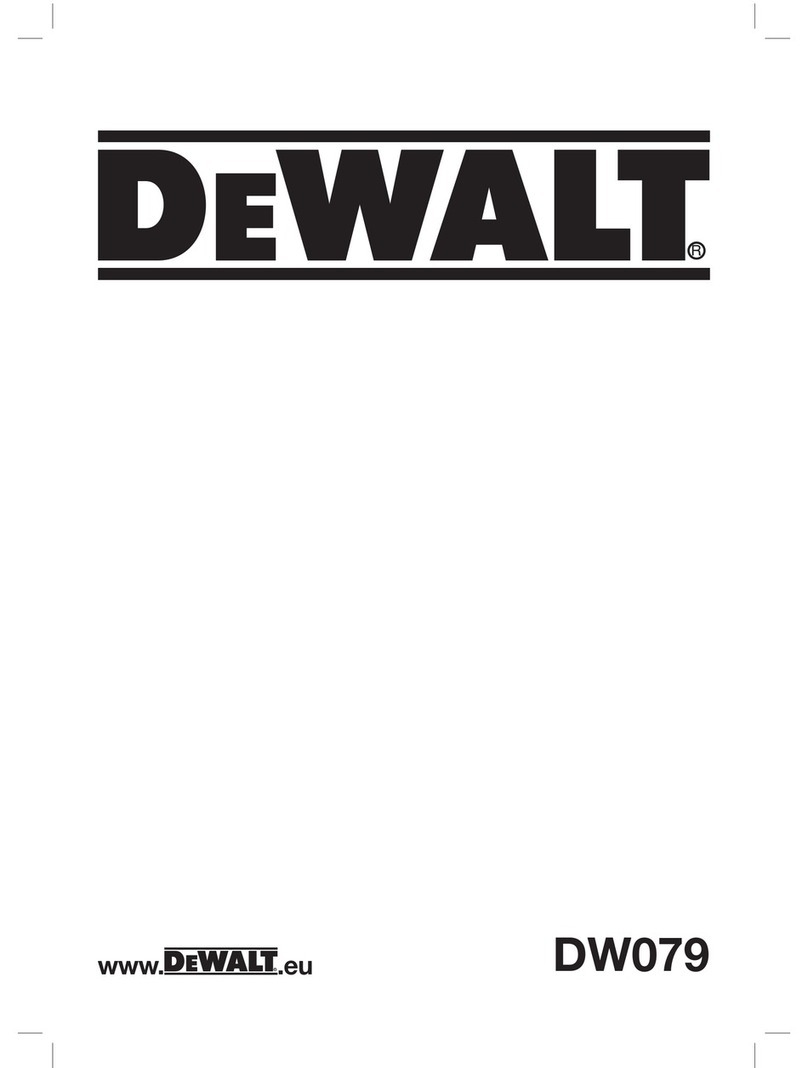 DeWalt DW079 User manual