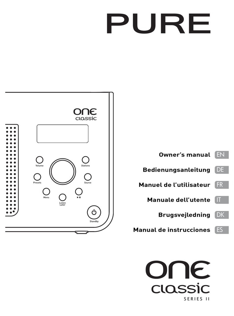 PURE ONE classic Series II owner's manual