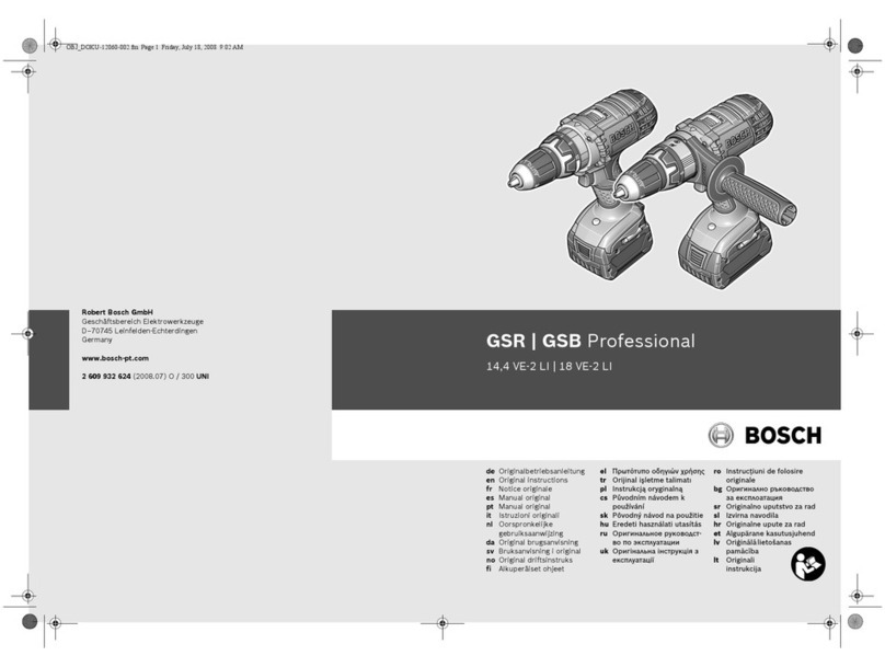 Bosch GSB Professional 14 User manual