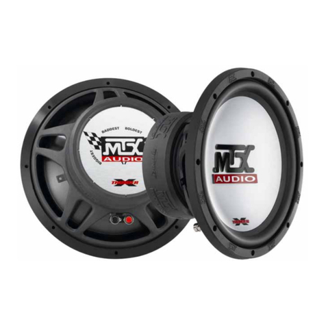 MTX XT10-04 Thunder X User manual