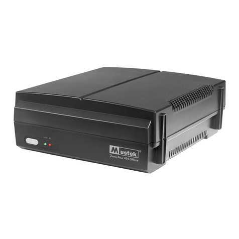 Mustek POWERMUST 424 OFFLINE user manual