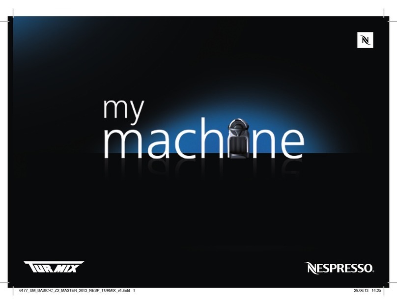 Nespresso TURMIX TX 110 INISSIA user manual