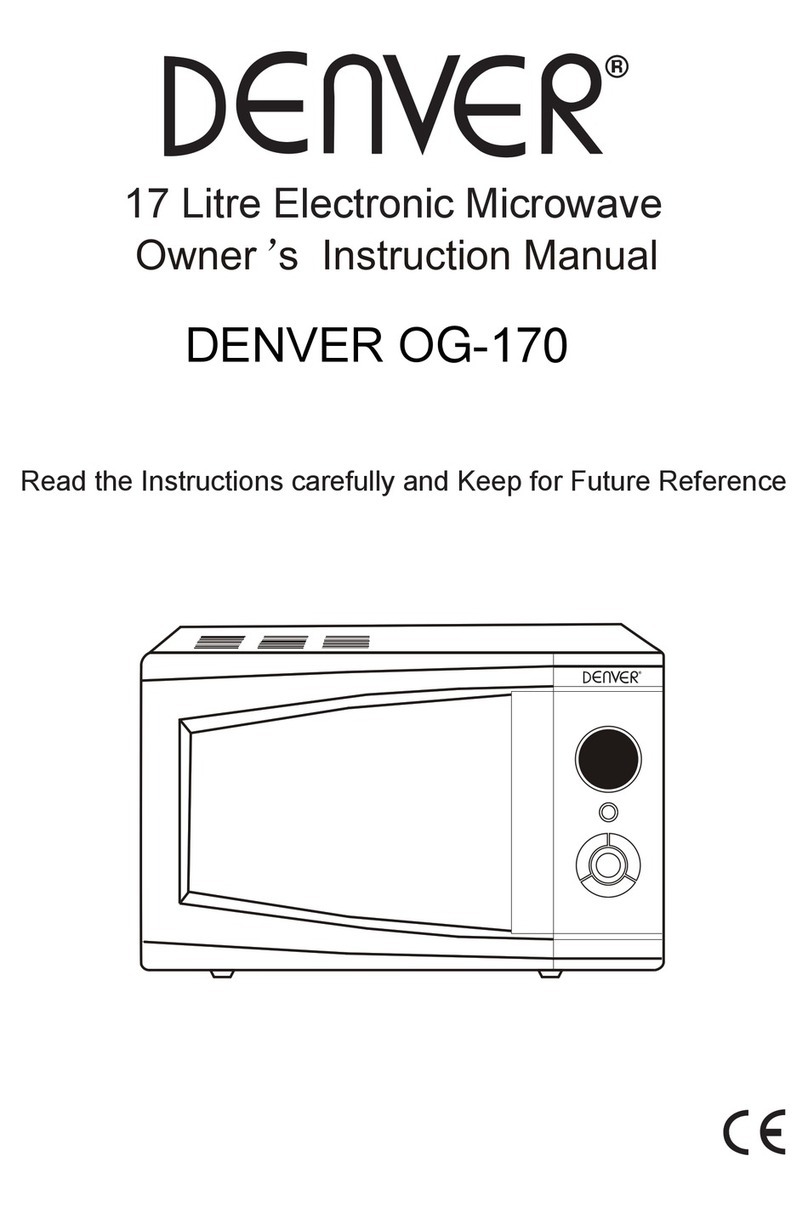 Denver OG-170 Owner's instruction manual