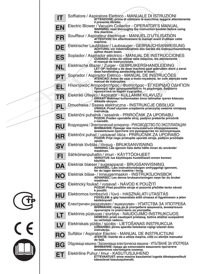 Alpina bl26e Operator's manual
