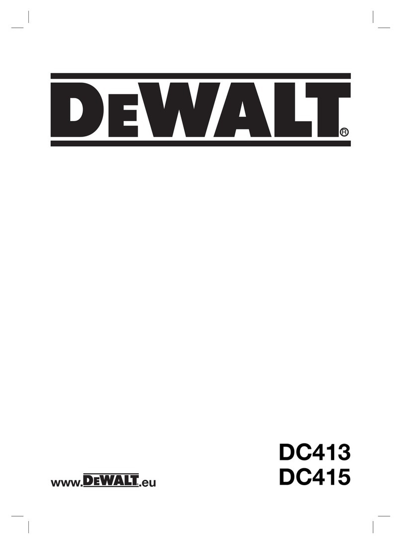 DeWalt DC413 Original instructions