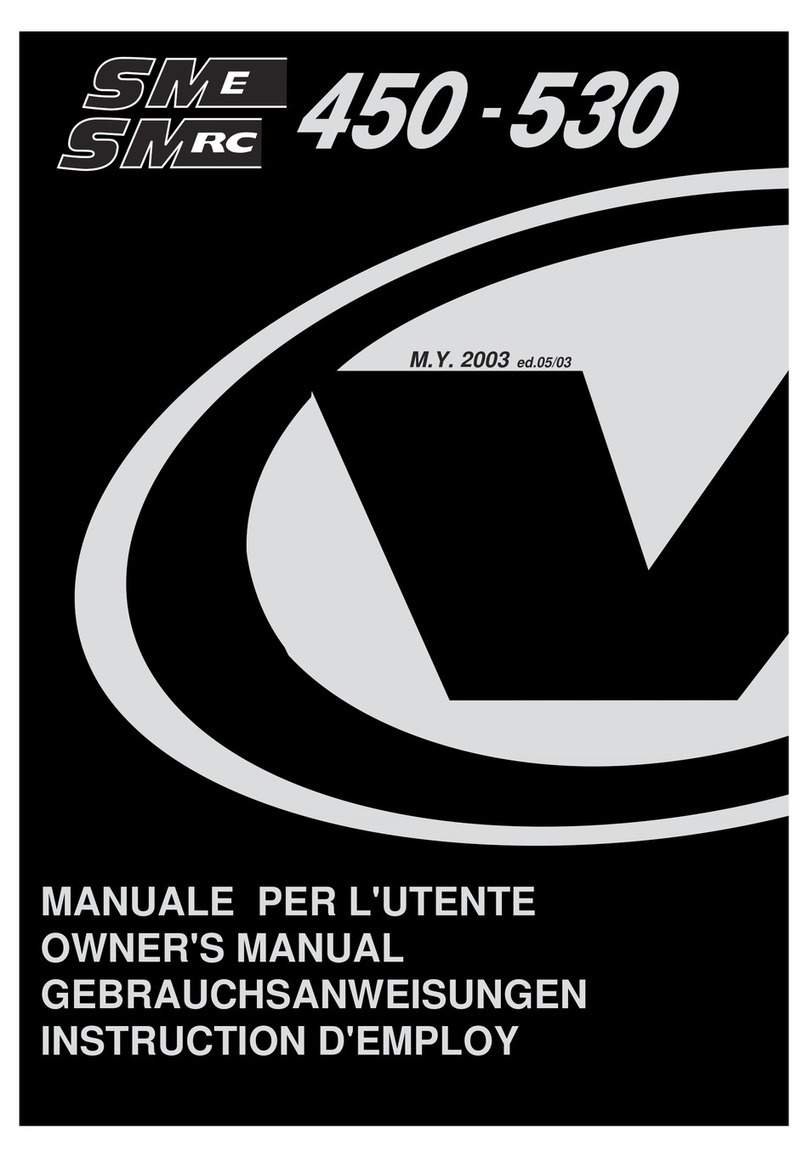 VOR 450 owner's manual