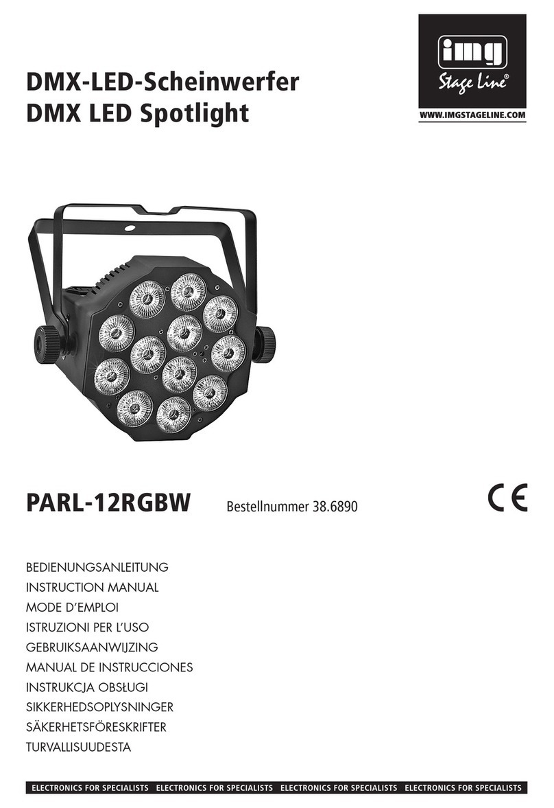 IMG STAGE LINE PARL-12RGBW instruction manual