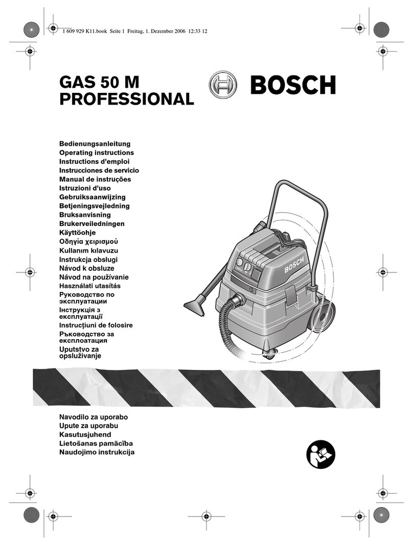Bosch GAS 50 M Professional operating instructions