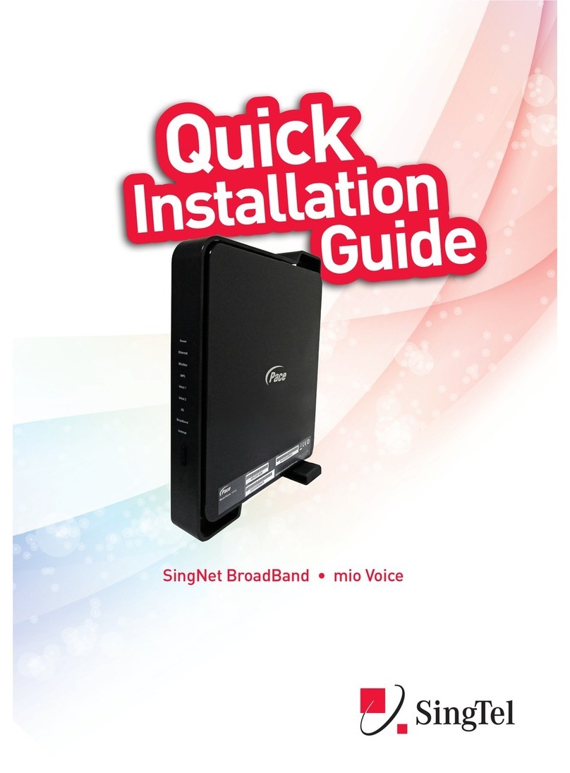 SingTel Pace-5520 User manual