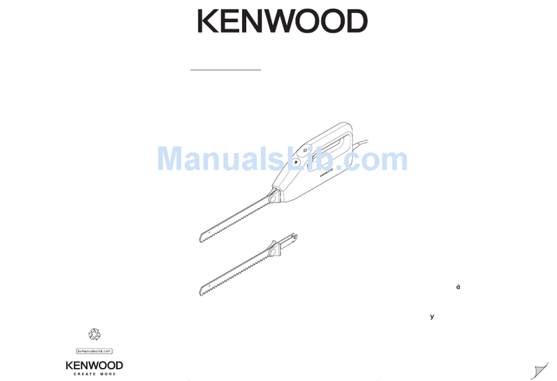 Kenwood KN600 series instructions