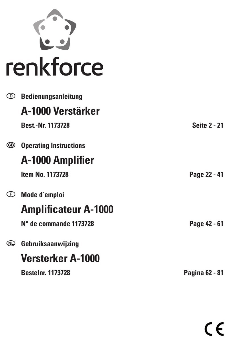Renkforce A-1000 operating instructions
