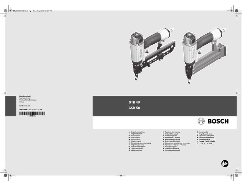 Bosch GTK 40 Original instructions