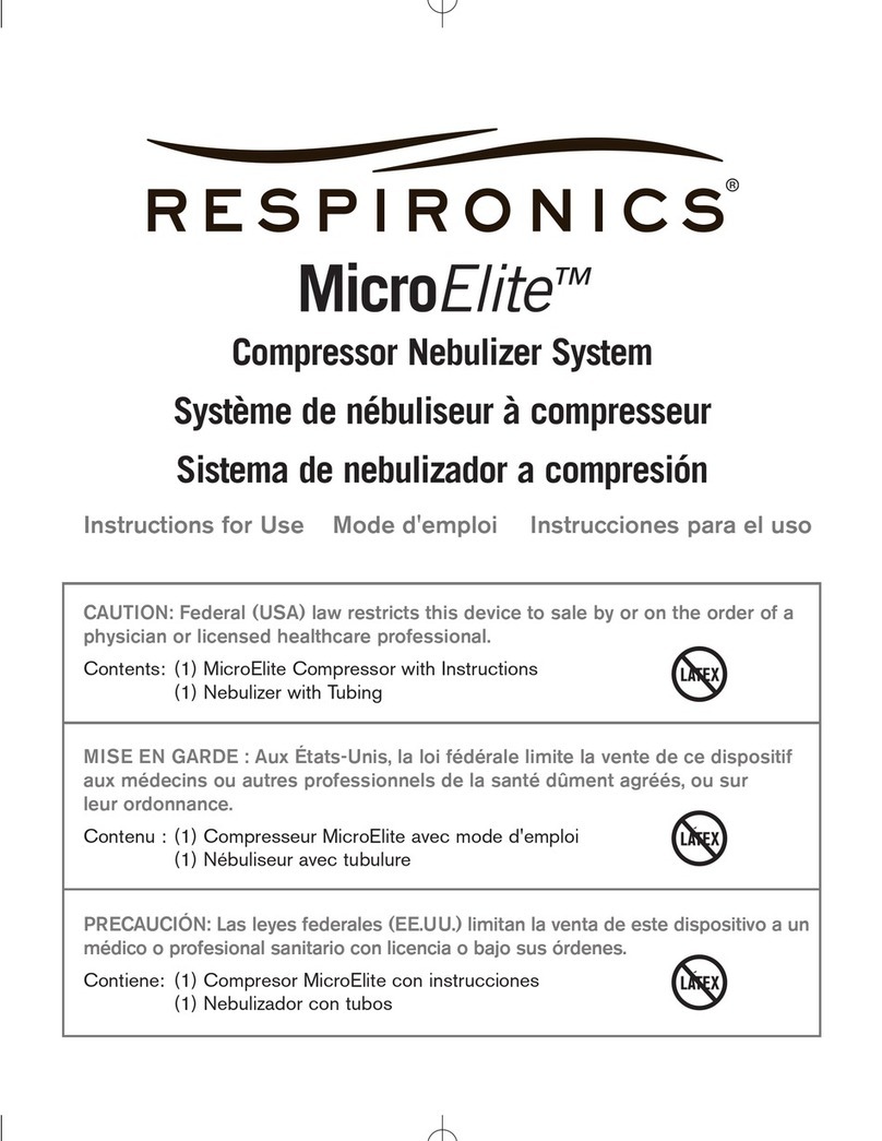 Respironics MicroElite Instructions for use