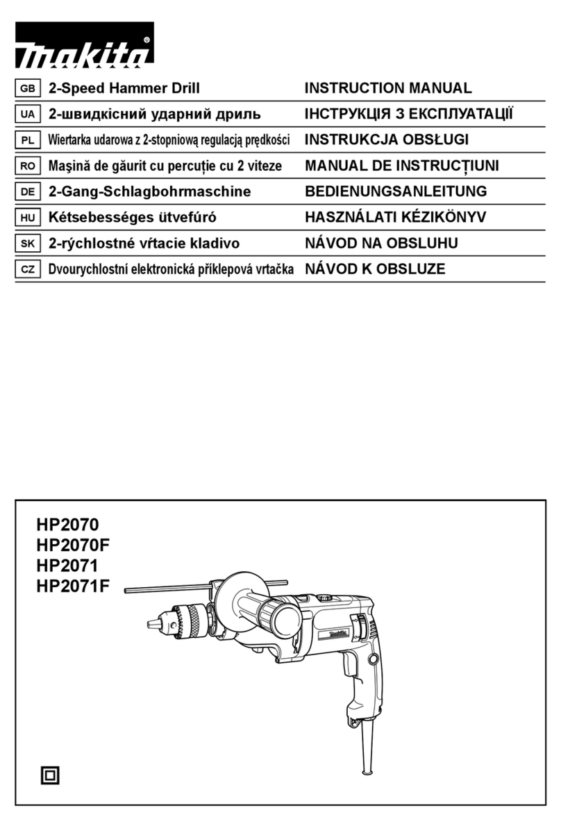 Makita HP2070 instruction manual