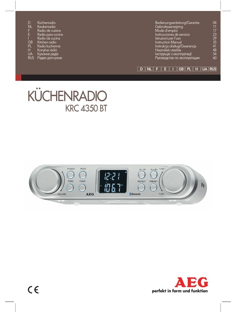 AEG KRC 4350 BT instruction manual