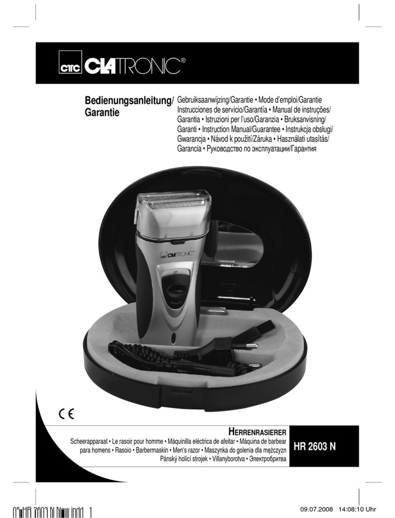 Clatronic HR 2603 N Instruction manual & guarantee