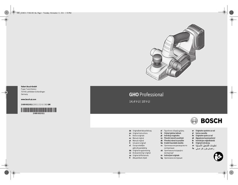 Bosch GAS Professional 18 V-LI User manual
