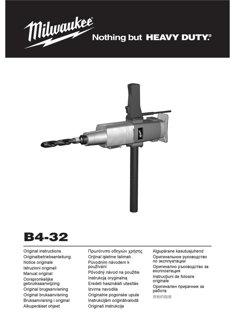 Milwaukee B4-32 Original instructions