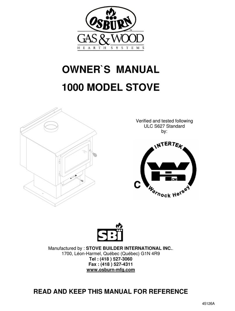 Gas & Wood 1000 owner's manual