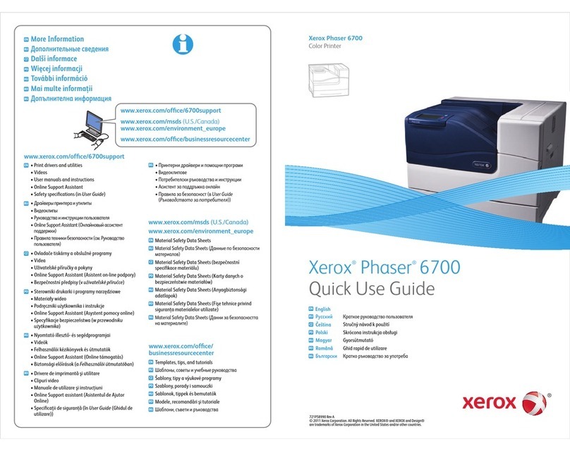Xerox Phaser 6700 Operating manual
