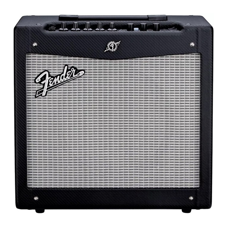 Fender Mustang v.2 Advanced owner's manual