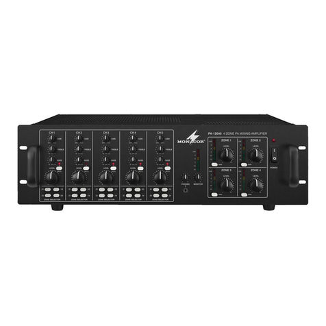 Monacor PA-12040 User manual